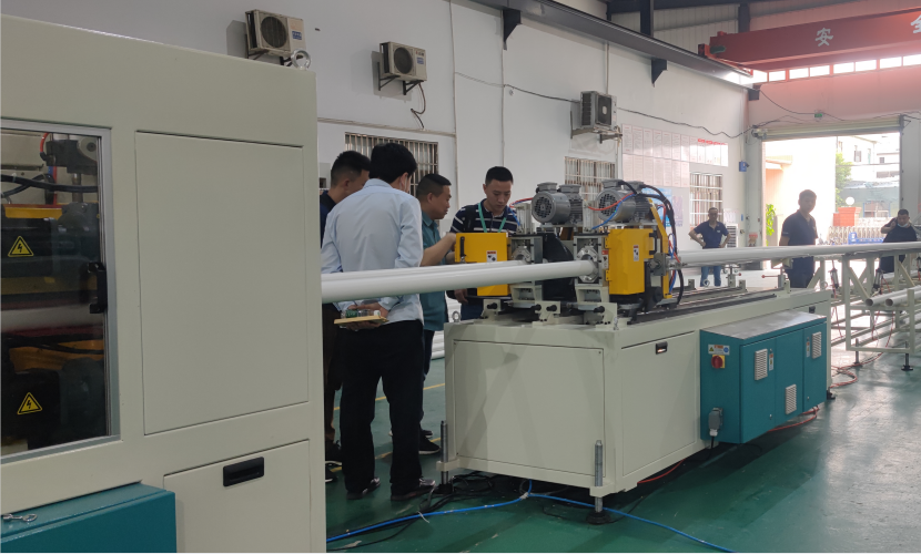 FLSP Series Counter-rotating Parallel Twin-screw Extruder - Pilihan Jalur Pengeluaran Penyemperitan Pipa PVC Berkecekapan Tinggi