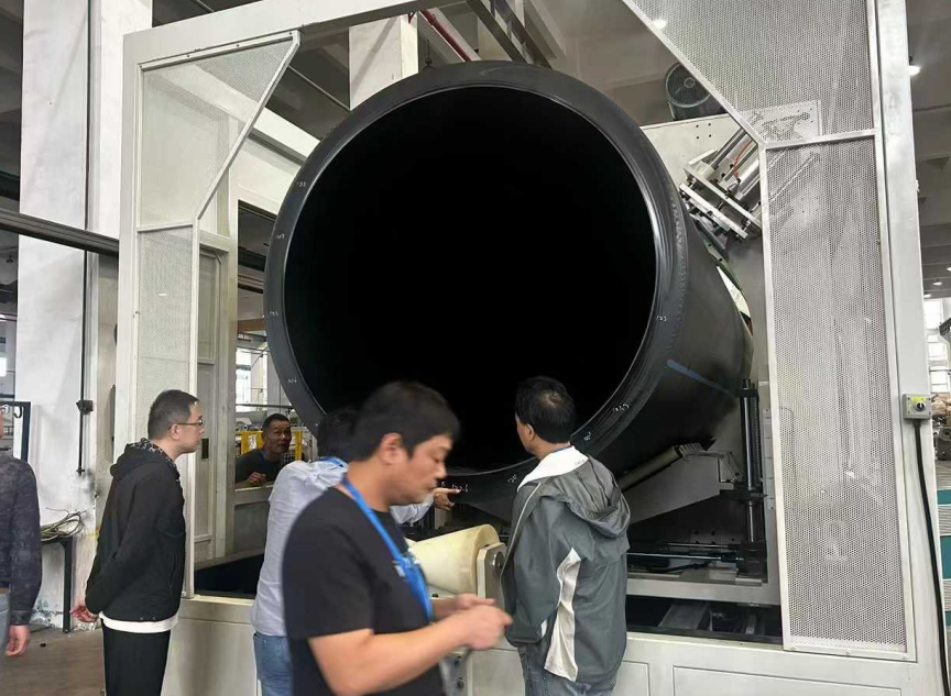 Paip HDPE diameter yang lebih tinggi dan masalah penyejukan