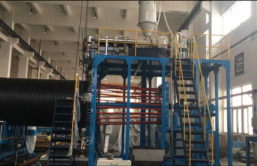 Pengeluaran Paip Penggulungan HDPE Berdiameter Besar